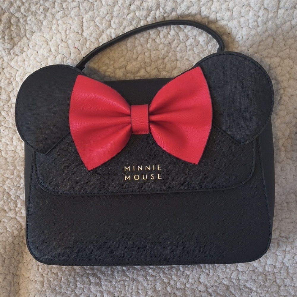 Loungefly Minnie Mouse Black Crossbody Handbag